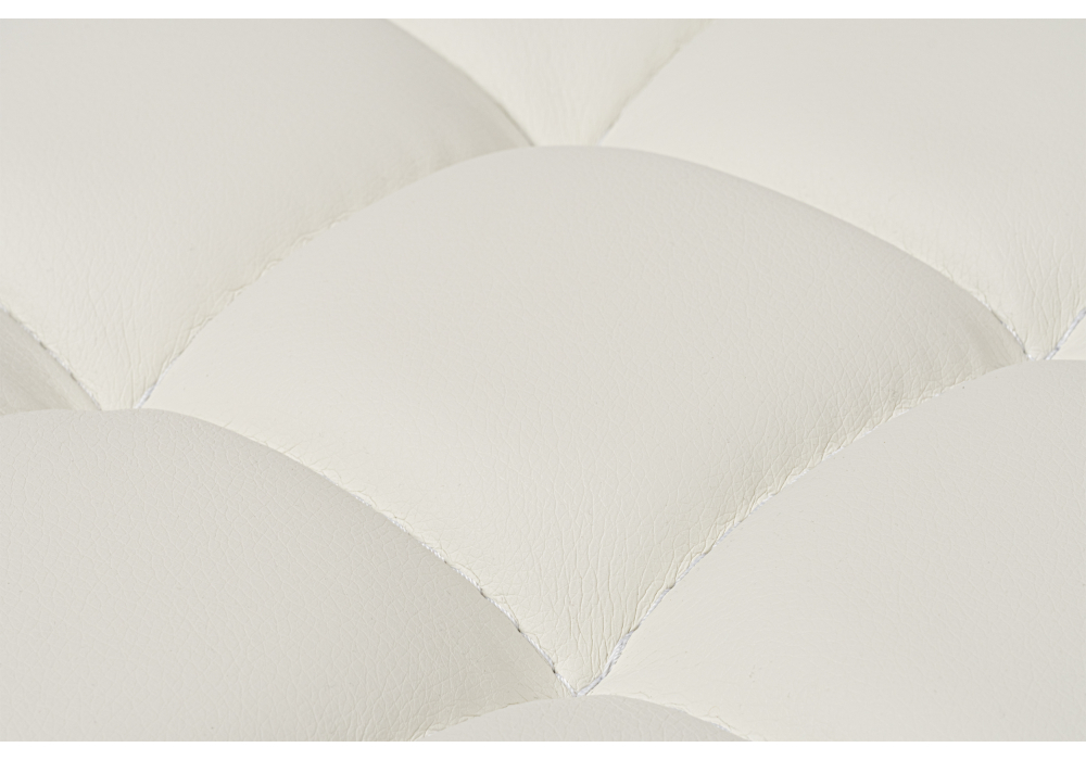 фото барный стул woodville лофт кож.зам. линкольн белый / белый матовый 614937 | 220svet.ru