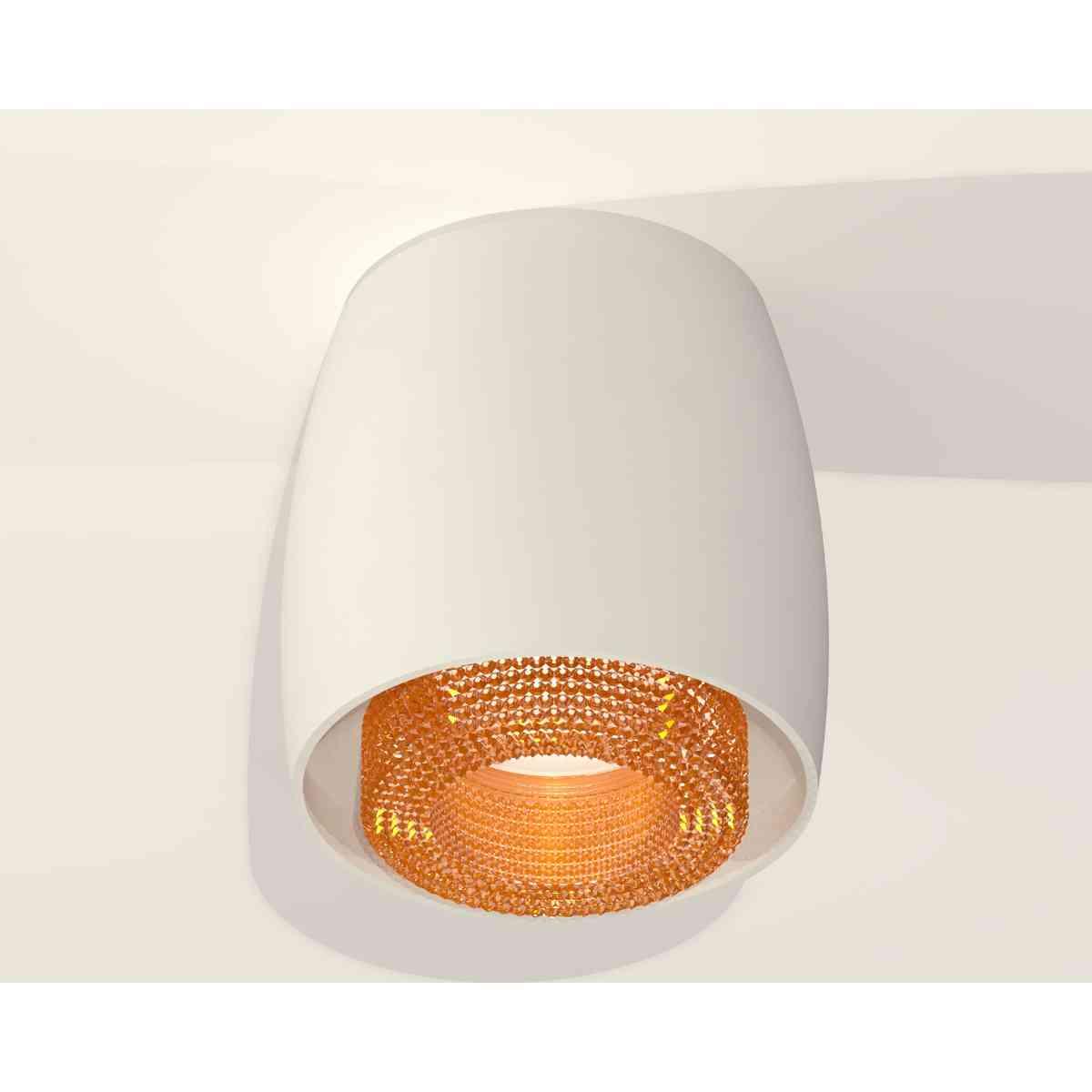 фото комплект накладного светильника ambrella light techno spot xs1141024 swh/cf белый песок/кофе (c1141, n7195) | 220svet.ru