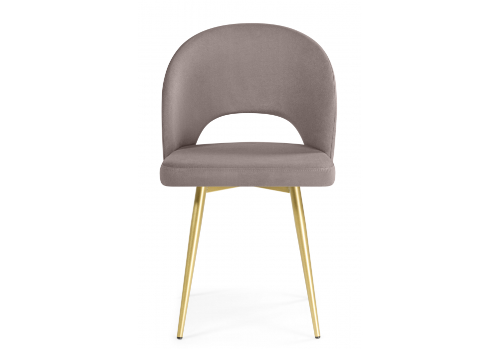 фото стул на металлокаркасе woodville курбис латте (zd 290) / золотой 642931 | 220svet.ru