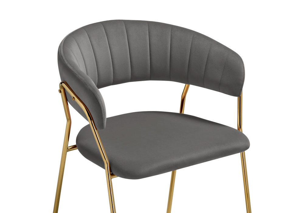 фото стул woodville kamelia 1 dark gray / gold 15470 | 220svet.ru
