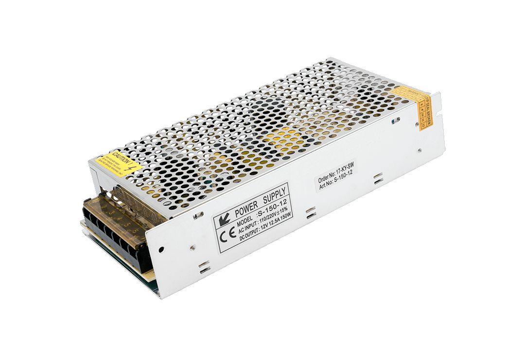фото блок питания swg 12v 150w ip20 12,5a s-150-12 000107 | 220svet.ru