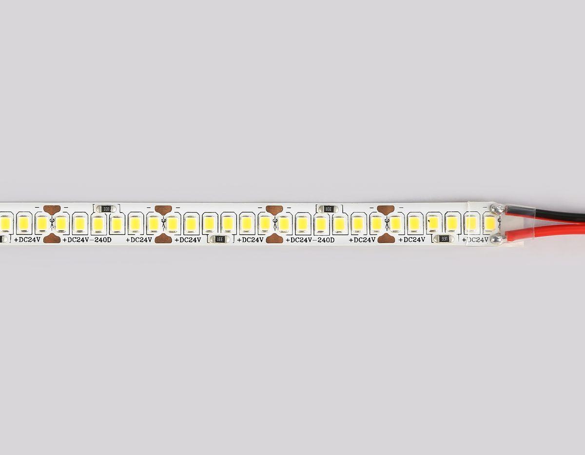 фото светодиодная лента ambrella light 20w/m 240led/m 2835smd теплый белый 5m gs3401 | 220svet.ru