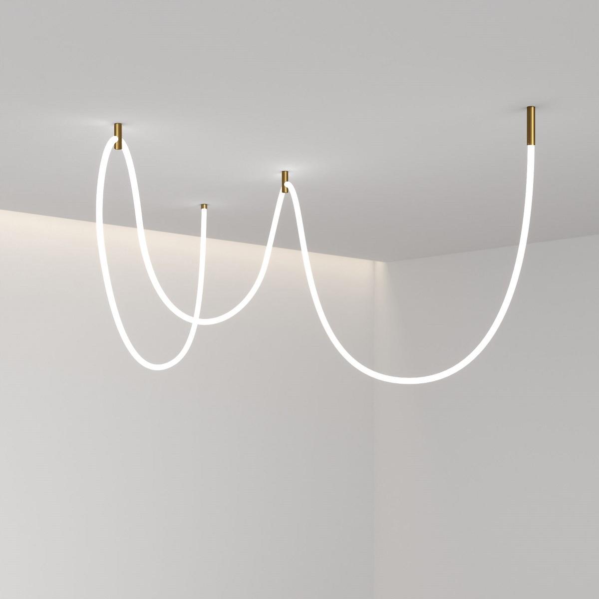 фото крепления подвесные для гибкого неона elektrostandard fl 2880 латунь a063430 | 220svet.ru