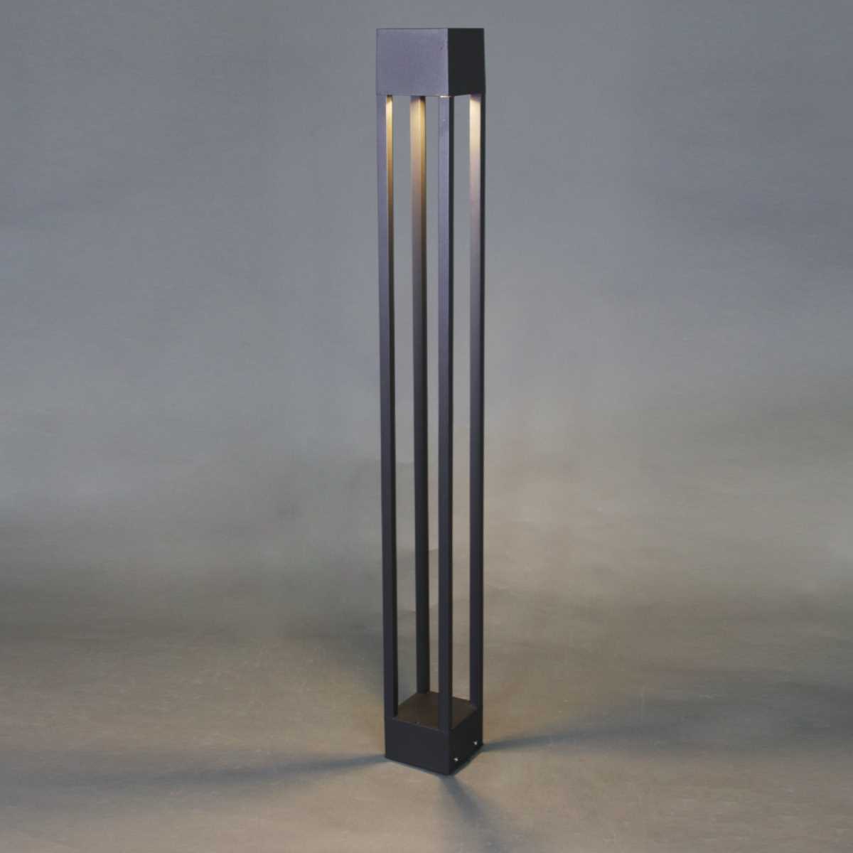 фото уличный светильник reluce 09970-0.7-001kt 1,0m gu10 bk | 220svet.ru