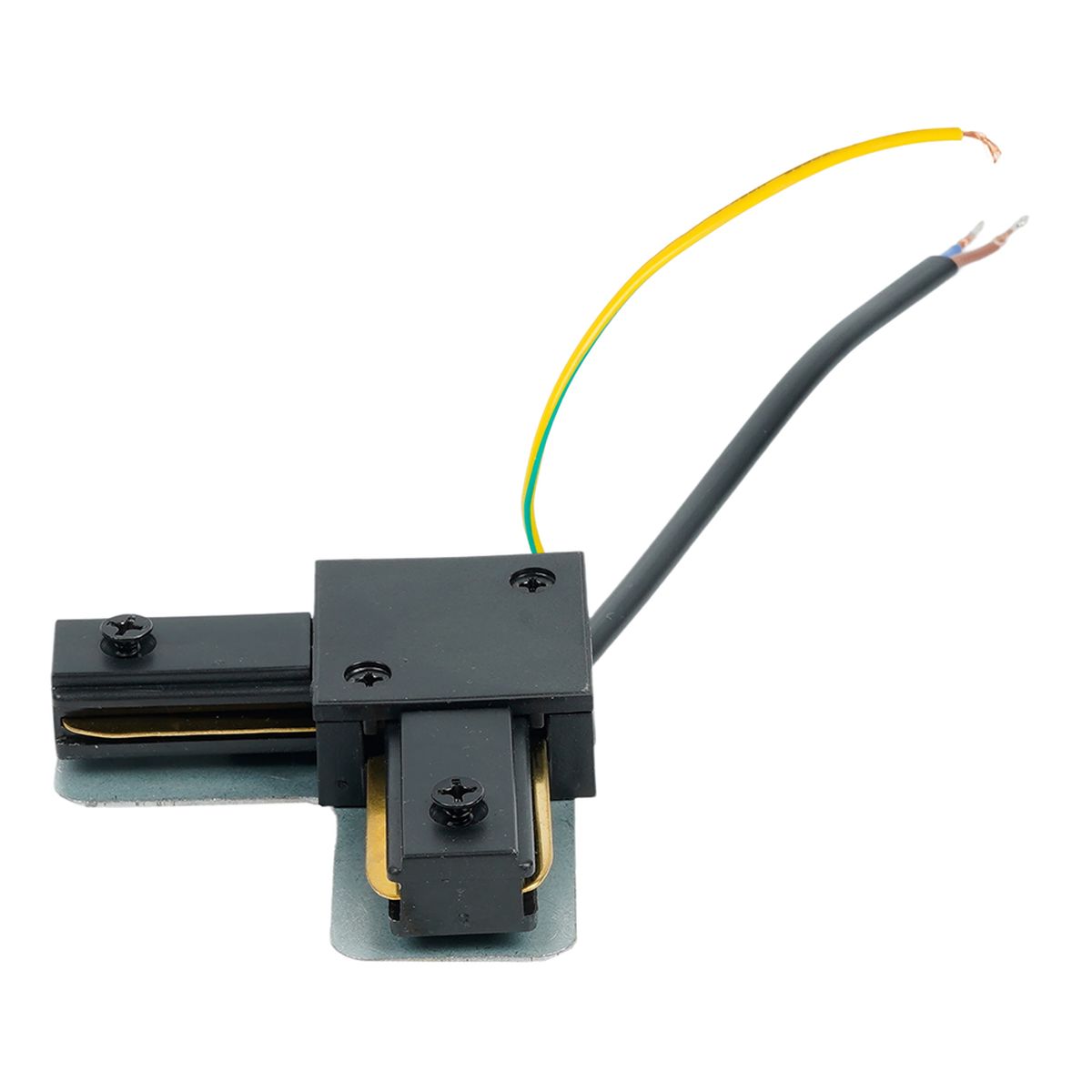 фото коннектор угловой для шинопровода с проводом feron ld1021c для cab1007 52154 | 220svet.ru