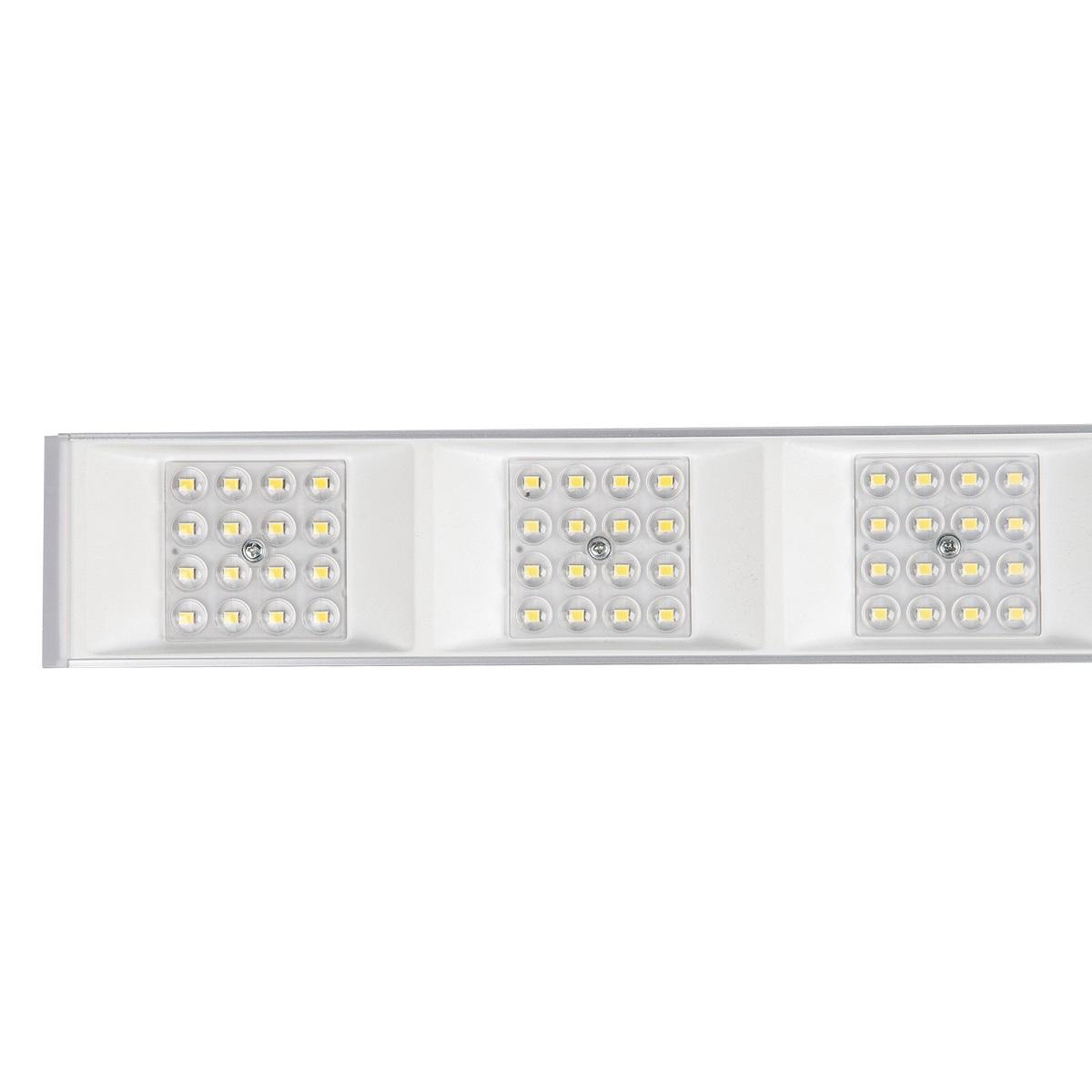 фото линейный светодиодный светильник uniel ulo-el120b-100w/4000k/k silver linkable ul-00010693 | 220svet.ru