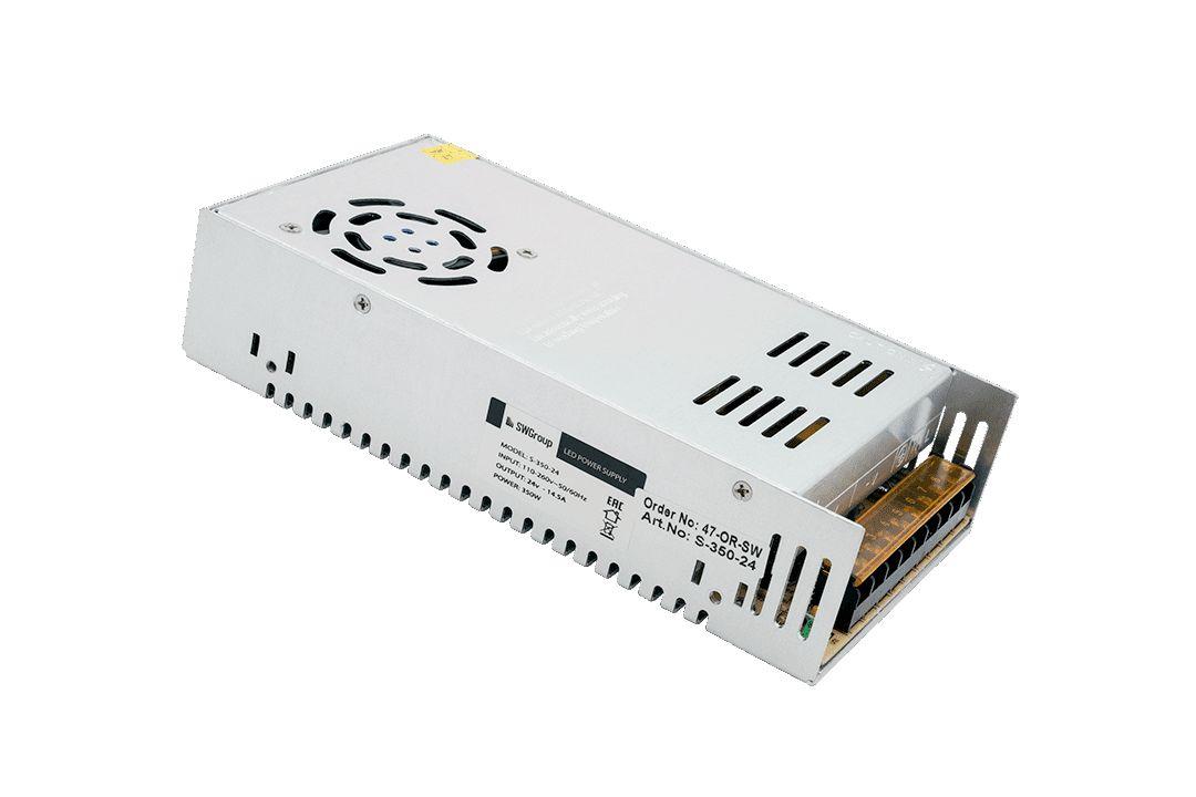 фото блок питания swg 24v 350w ip20 14,5a s-350-24 000125 | 220svet.ru