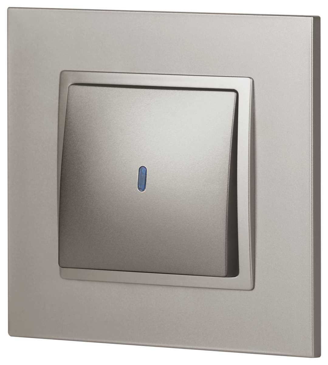 фото выключатель эра elegance 14-1102-16 с подсветкой, 10ах-250в, титан б0065785 | 220svet.ru