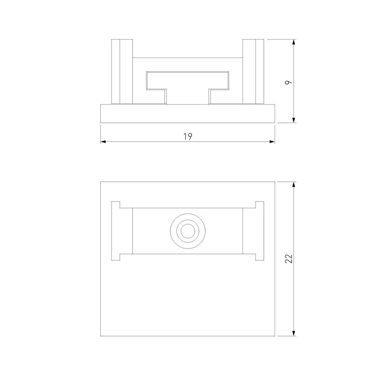 фото заглушка elektrostandard для накладного шинопровода titan line magnetic 85230/00 (2 шт.) a069724 | 220svet.ru