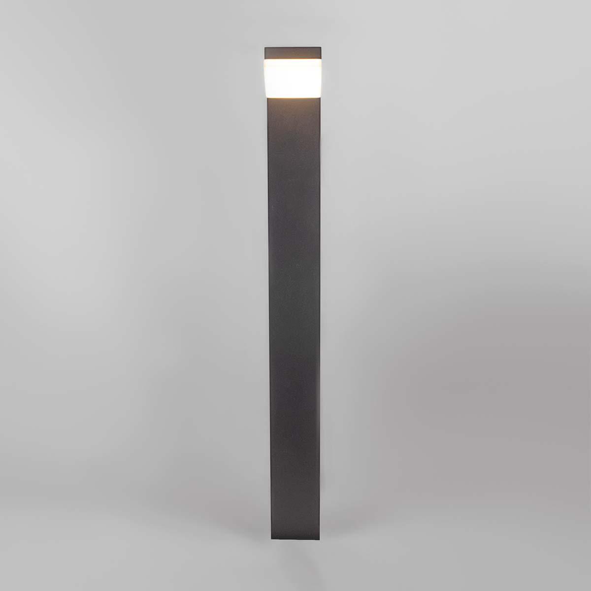фото уличный светодиодный светильник elektrostandard sensor 1542 techno led серый a053949 | 220svet.ru