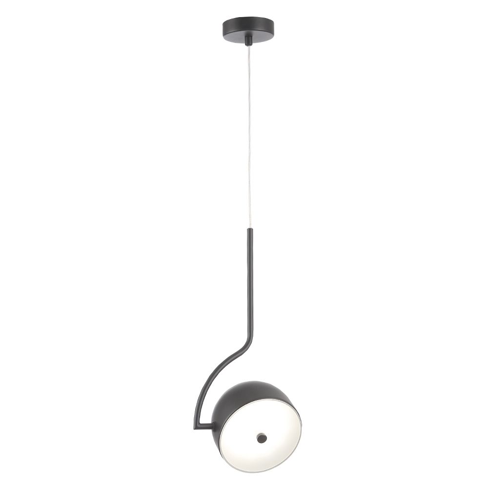 фото подвесной светодиодный светильник crystal lux correcto sp9w led black | 220svet.ru