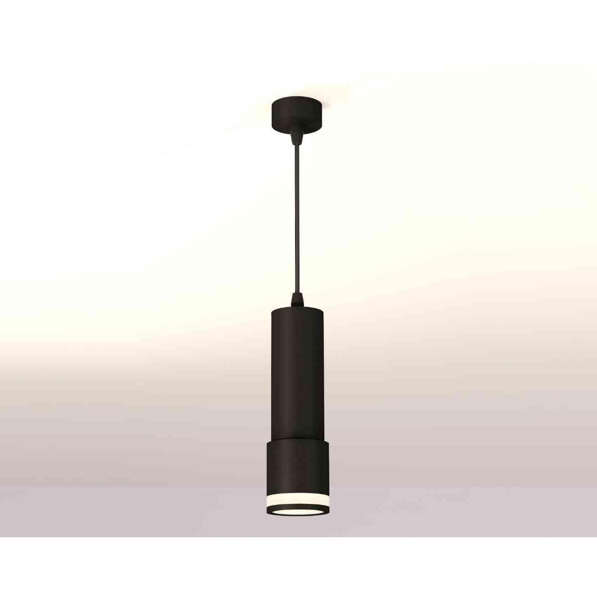 фото комплект подвесного светильника ambrella light techno spot xp7402021 sbk/fr черный песок/белый матовый (a2302, c6343, a2030, c7402, n7121) | 220svet.ru