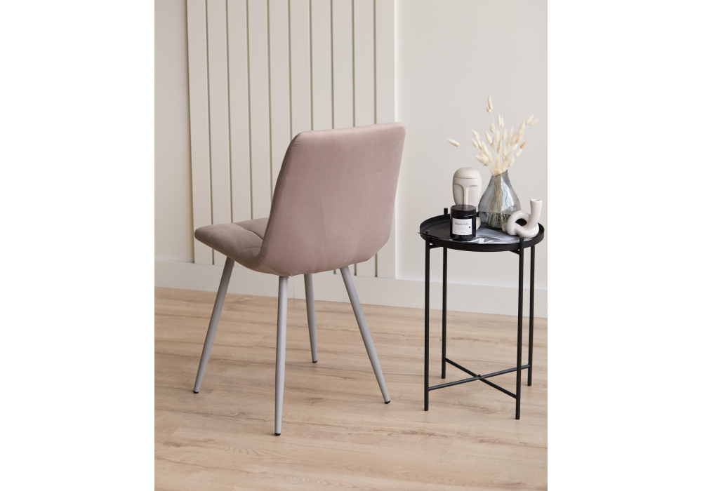 фото стул на металлокаркасе woodville чилли латте / серый 631637 | 220svet.ru