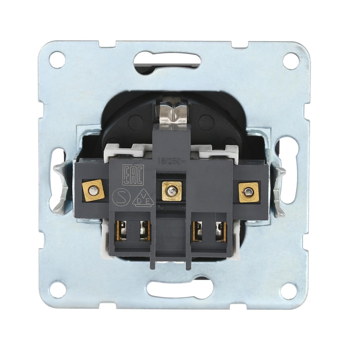 фото розетка lk studio с з/к, шторками и крышкой (черный бархат) lk60 863408-1 | 220svet.ru