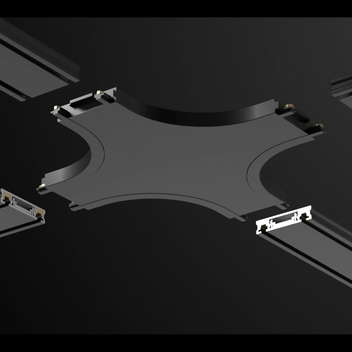 фото соединитель x-образный с токопроводом novotech shino smal 135211 | 220svet.ru