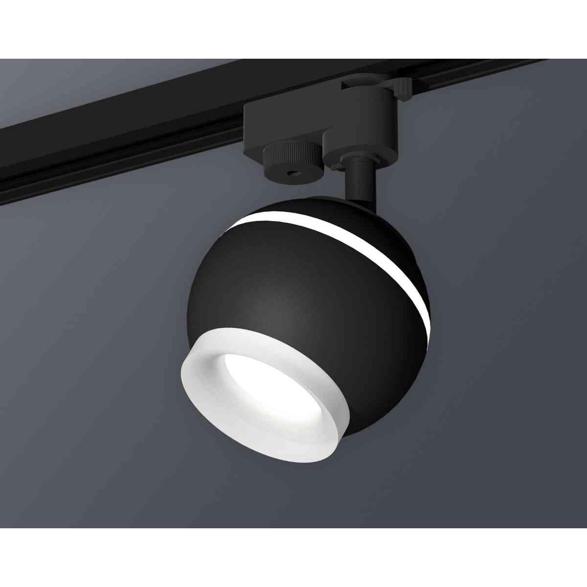 фото комплект трекового светильника ambrella light track system xt1102071 sbk/fr черный песок/белый матовый (a2521, c1102, n7165) | 220svet.ru