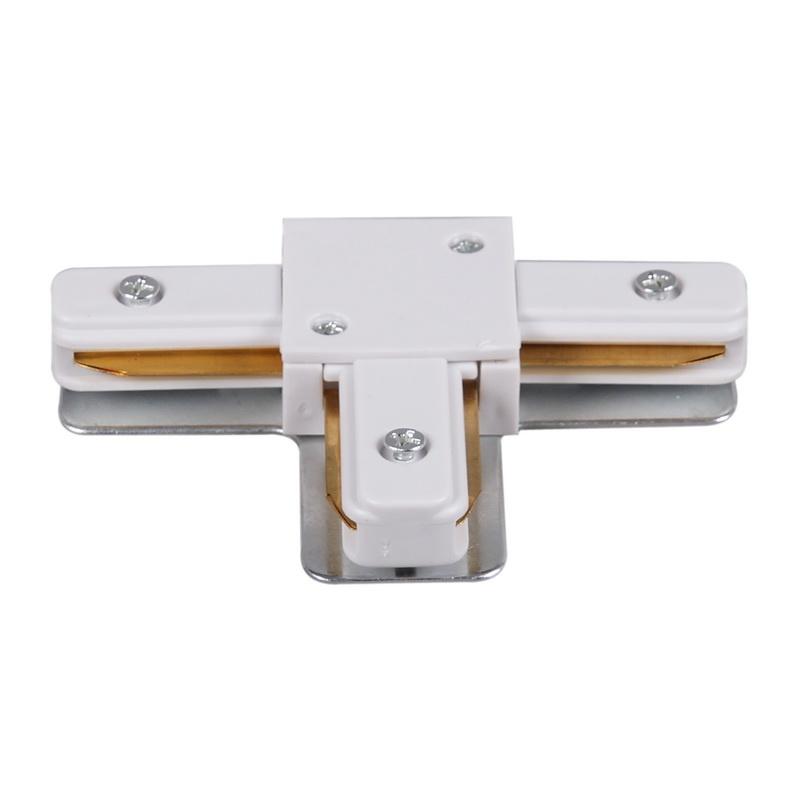 фото коннектор t-образный reluce rl 06039 t-connector wt | 220svet.ru