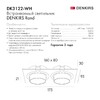 Миниатюра фото встраиваемый светильник denkirs rond dk3122-wh | 220svet.ru