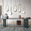 Миниатюра фото подвесной светильник matthew mccormick hoop 50 бронза mila pendant | 220svet.ru