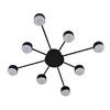 Миниатюра фото потолочная люстра lumion torina 8344/8c черный | 220svet.ru
