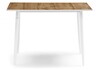 Миниатюра фото стол деревянный энлэй дуб вота / белый | 220svet.ru
