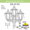 Миниатюра фото садово-парковый фонарь fumagalli ricu bisso/rut 3+1 e26.157.s31.wxe27 | 220svet.ru