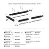 Миниатюра фото уголок регулируемый для закладных профилей denkirs smart slott tr3045 tr3045-al | 220svet.ru