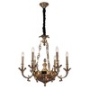 Миниатюра фото подвесная люстра lucia tucci firenze 1781.6.2 antique gold | 220svet.ru