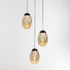 Миниатюра фото подвесной светильник delight collection md25090022-3a matt black/champagne | 220svet.ru