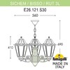 Миниатюра фото подвесной уличный светильник fumagalli sichem/rut 3l e26.120.s30.axe27 | 220svet.ru
