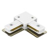 Миниатюра фото коннектор трековый однофазный l-образный белый lightstar barra 502126 | 220svet.ru