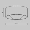 Миниатюра фото уличный потолочный светильник maytoni lumina o498cl-l7b3k | 220svet.ru