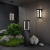 Миниатюра фото уличный светодиодный светильник elektrostandard frame 1529 techno led черный a051859 | 220svet.ru