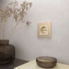 Миниатюра фото рамка из металла на 1 пост аluminium шампань алюминий werkel w0011711 | 220svet.ru