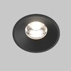 Миниатюра фото встраиваемый светодиодный светильник maytoni round dl058-12w4k-b | 220svet.ru