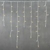 Миниатюра фото гирлянда бахрома 3,2 x 0,9 м тепло-белая с мерцанием белого диода 220в, 168 led, провод белый каучук, ip65 ltc ll168blw-8-2ww | 220svet.ru