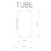 Миниатюра фото настенный светильник nowodvorski tube 9320 | 220svet.ru