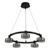 Миниатюра фото подвесная светодиодная люстра stilfort gloze 4009/02/05p | 220svet.ru