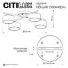 Миниатюра фото потолочная люстра citilux espace cl243141 | 220svet.ru