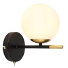 Миниатюра фото бра arte lamp alcor a2224ap-1bk | 220svet.ru