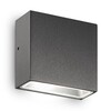 Миниатюра фото уличный настенный светильник ideal lux tetris-1 ap1 antracite | 220svet.ru