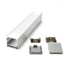 Миниатюра фото профиль с прямоугольным рассеивателем для светодиодной ленты lightstar profiled 419261 | 220svet.ru