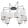 Миниатюра фото потолочная люстра arte lamp trixie a7084sp-8bk | 220svet.ru
