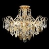 Миниатюра фото потолочная люстра crystal lux esmiralda pl6 gold | 220svet.ru