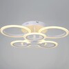 Миниатюра фото потолочная светодиодная люстра reluce 09502-0.3-3+3 wh | 220svet.ru