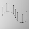 Миниатюра фото шинопровод магнитный полукруг накладной-подвесной maytoni busbar trunkings flarity trx154-sr-d800-b | 220svet.ru