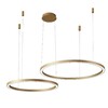 Миниатюра фото подвесной светодиодный светильник crystal lux fortuna sp123w led gold | 220svet.ru