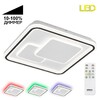 Миниатюра фото потолочная светодиодная люстра с пультом ду rgb citilux квест cl739180e | 220svet.ru