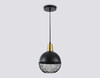 Миниатюра фото подвесной светильник ambrella light traditional loft tr8504 bk/cp | 220svet.ru
