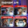Миниатюра фото ночник-светильник на батарейках эра nled-487-1w-sw-w б0051474 | 220svet.ru